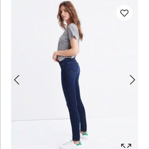 Madewell 10 inch High Rise Skinny Jeans